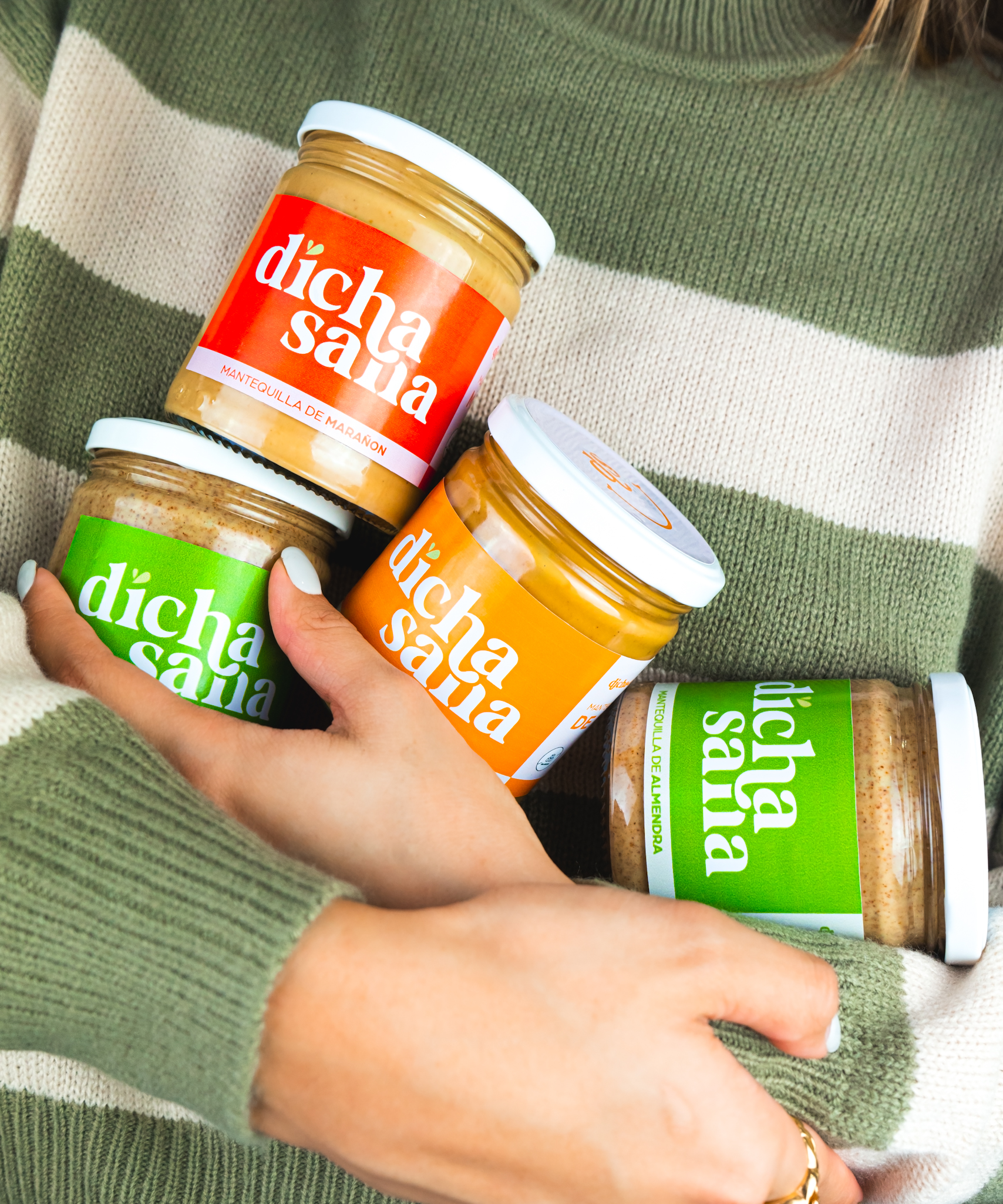 Mantequilla de almendra y matcha